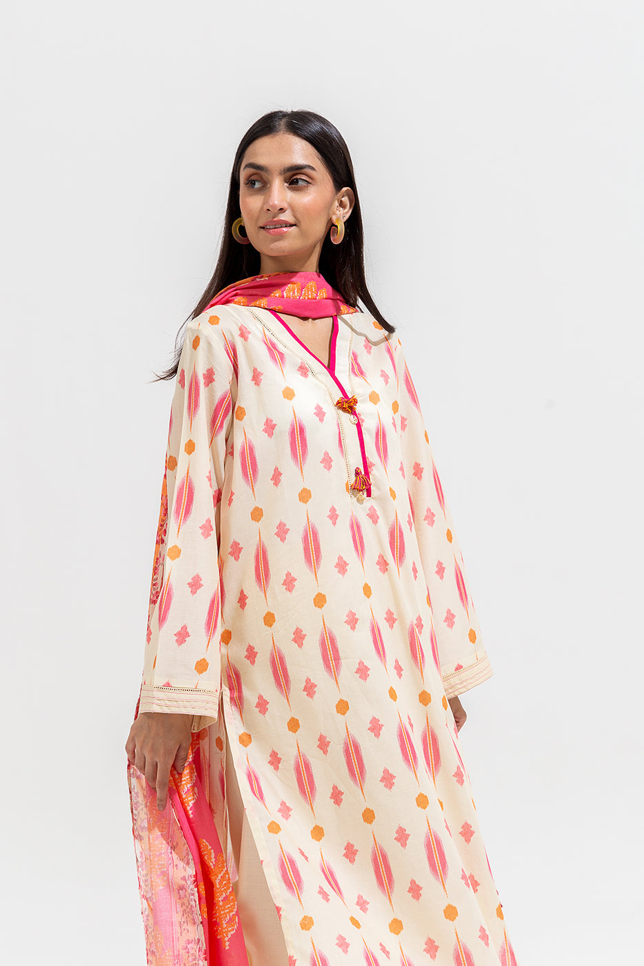 3 Piece Printed Lawn Suit (Pret)