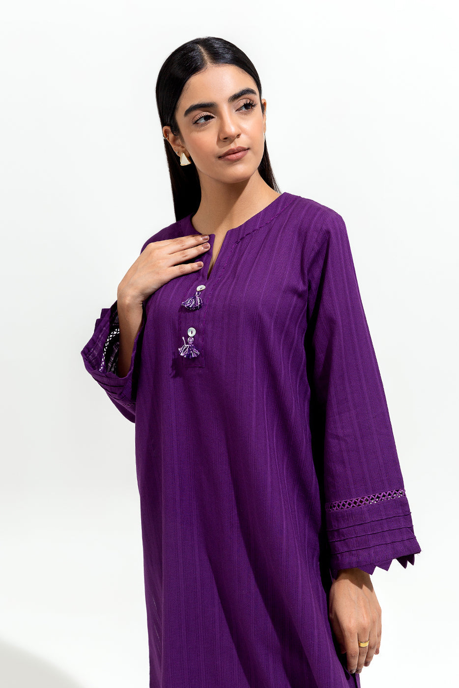 2 PIECE BASIC JACQUARD SUIT (PRET)