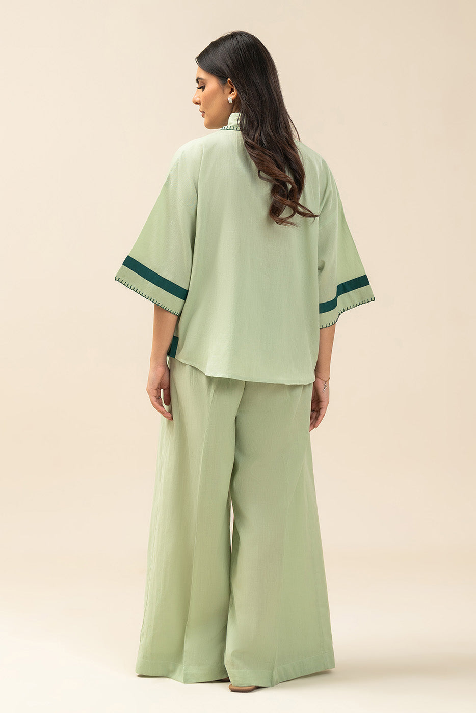 BASIC YARN DYED CO-ORD SET (FLOW)