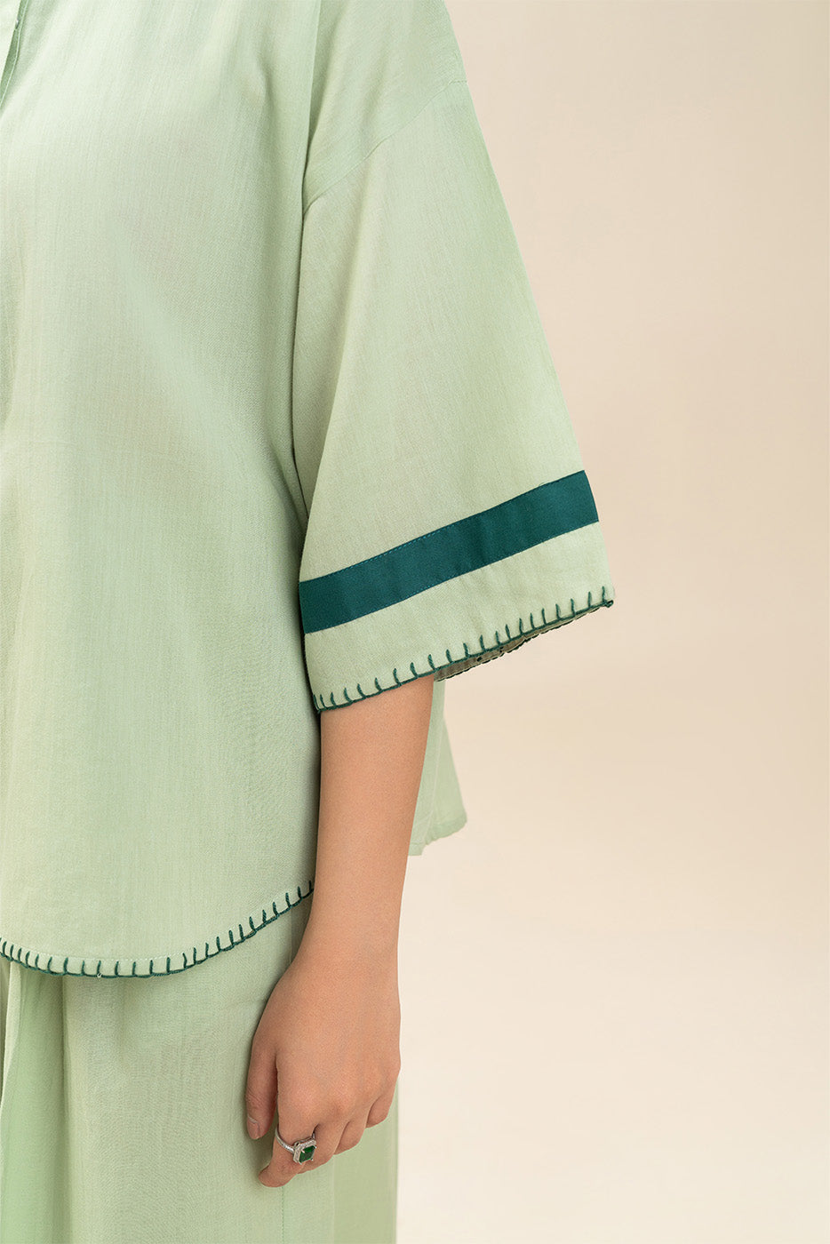 BASIC YARN DYED CO-ORD SET (FLOW)