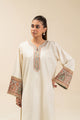 EMBROIDERED YARN DYED LUREX SHIRT (PRET)