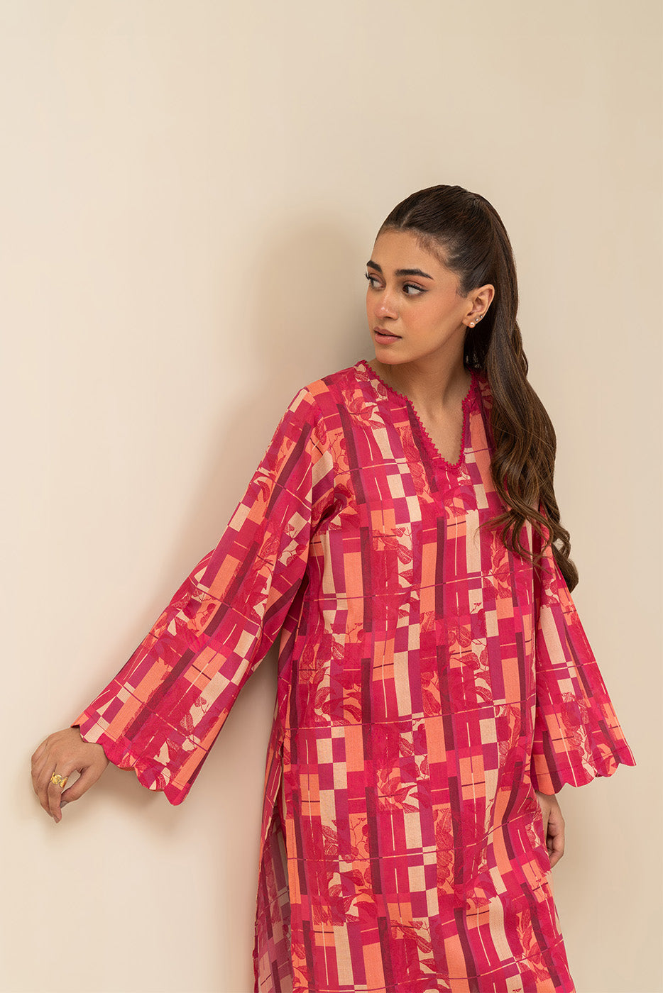 2 PIECE PRINTED LAWN SUIT (PRET)