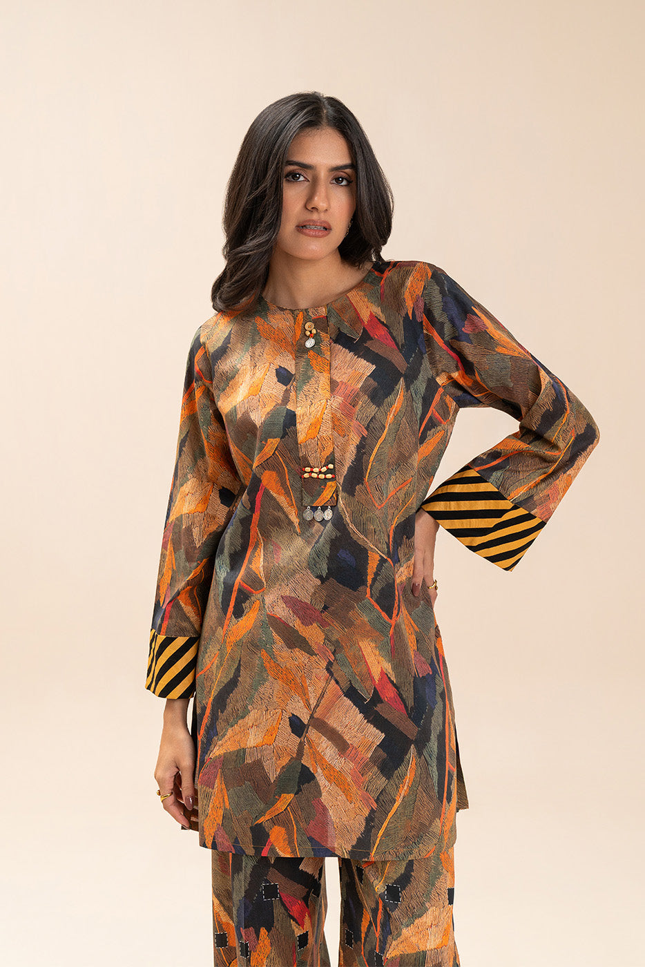 PRINTED LAWN SHIRT (PRET)