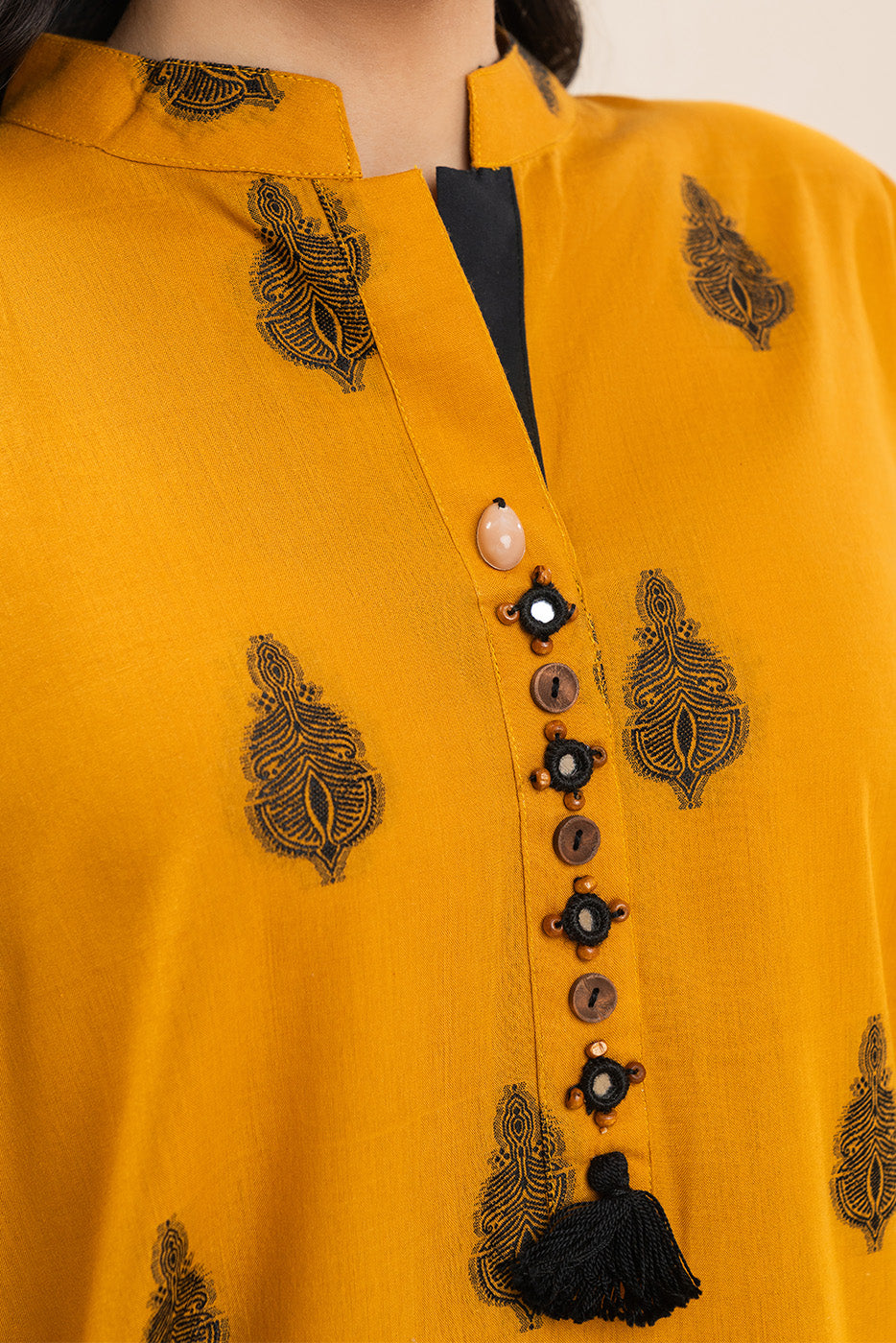 SOLID JACQUARD SHIRT (PRET)