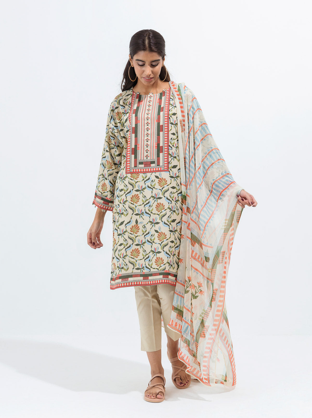 GARDENIA INFINITY-PRINTED-3PBT1W21U37-BEIGE-2000000177114-3P