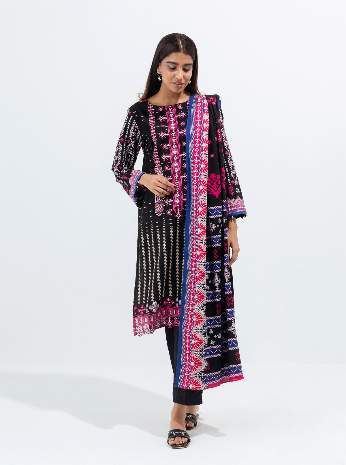 BLACK AURORA-EMBROIDERED-3PBT1W21U45-BLACK-2000000177119-3P