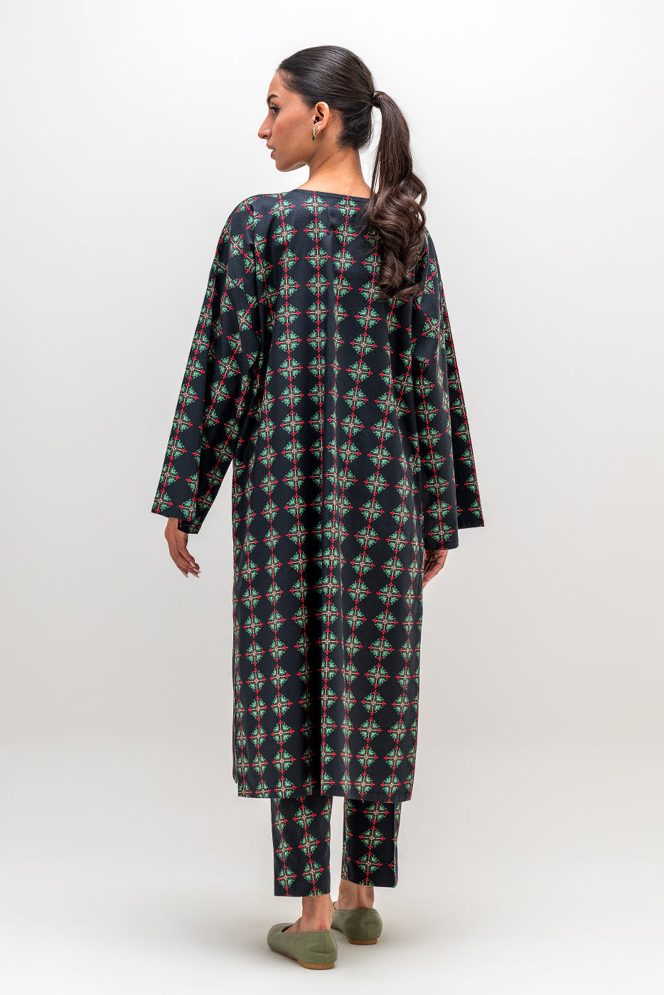 Printed Cambric Shirt (Pret)