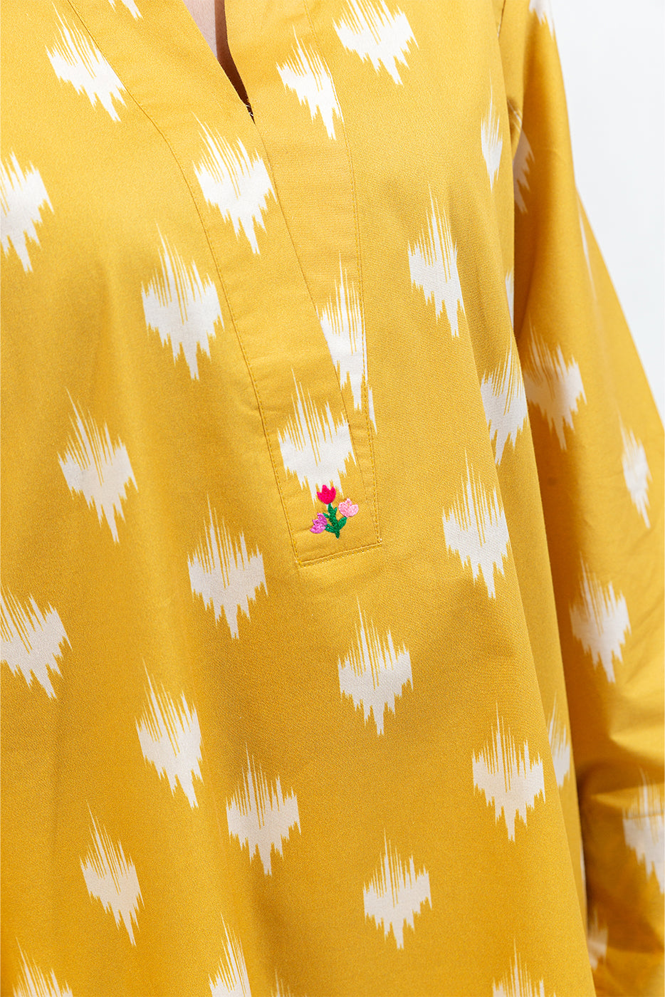 Printed Cambric Shirt (Pret)