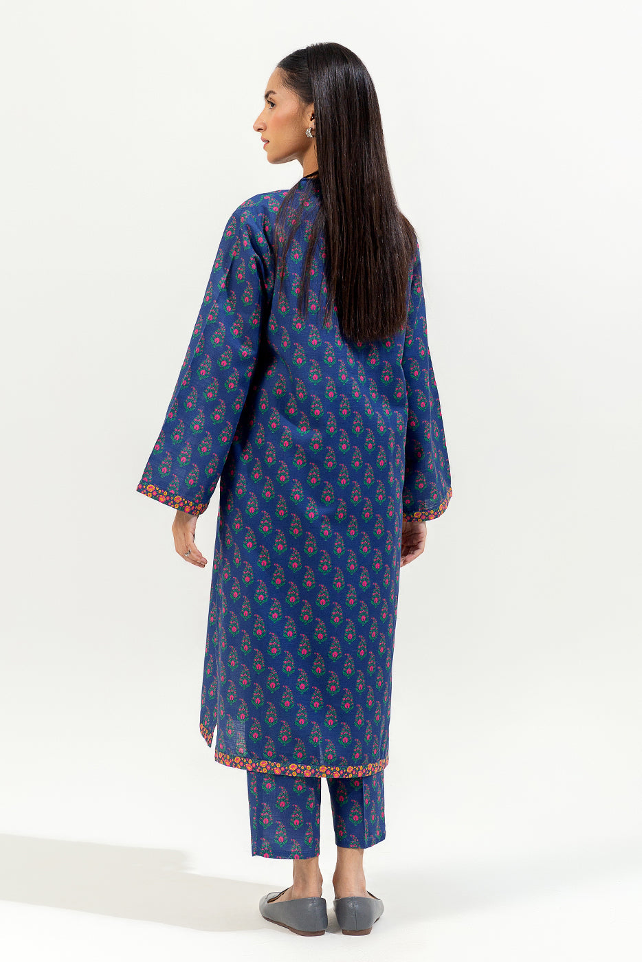 2 Piece Printed Khaddar Suit (Pret)