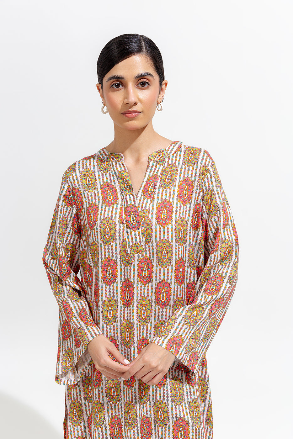 2 Piece Printed Viscose Suit (Pret)