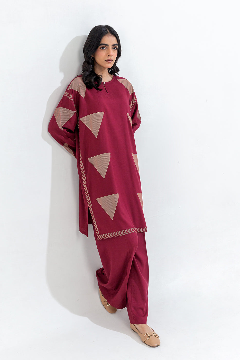 2 Piece Printed Viscose Suit (Pret)