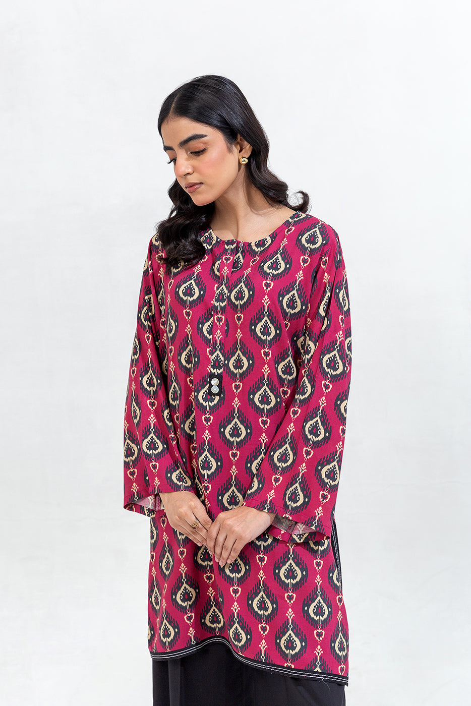 Printed Viscose Shirt (Pret)