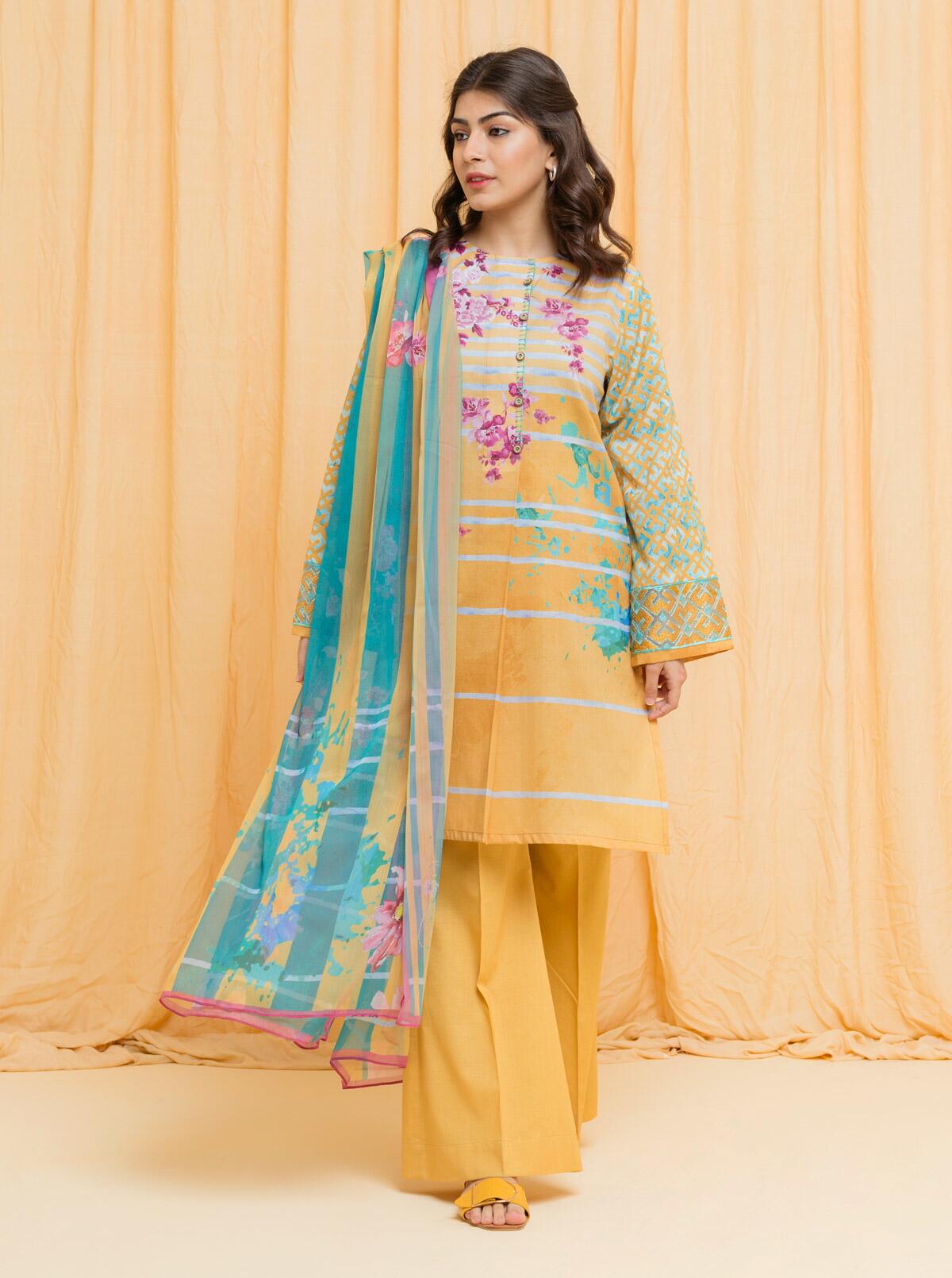DA-2005 MAROON EMBROIDERED KURTA WITH DUPATTA
