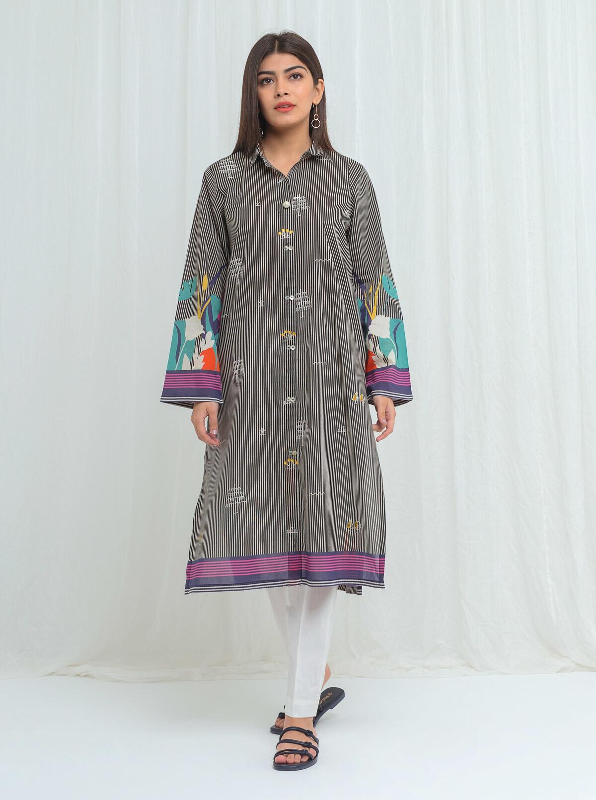 Abstract Florence - Embroidered Printed 2 Piece