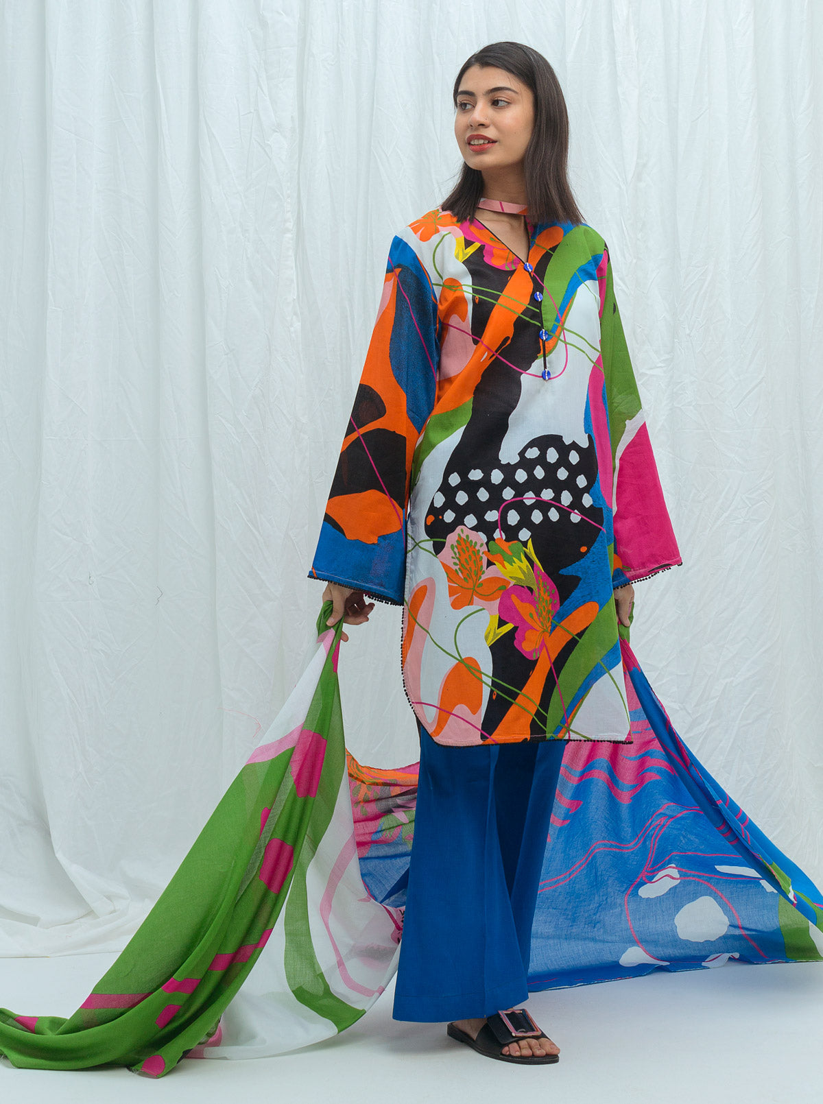 SUMMER SPECTRUM-PRINTED-2P (UNSTITCHED)BT2S21U12-MULTI-2000000164341-2P