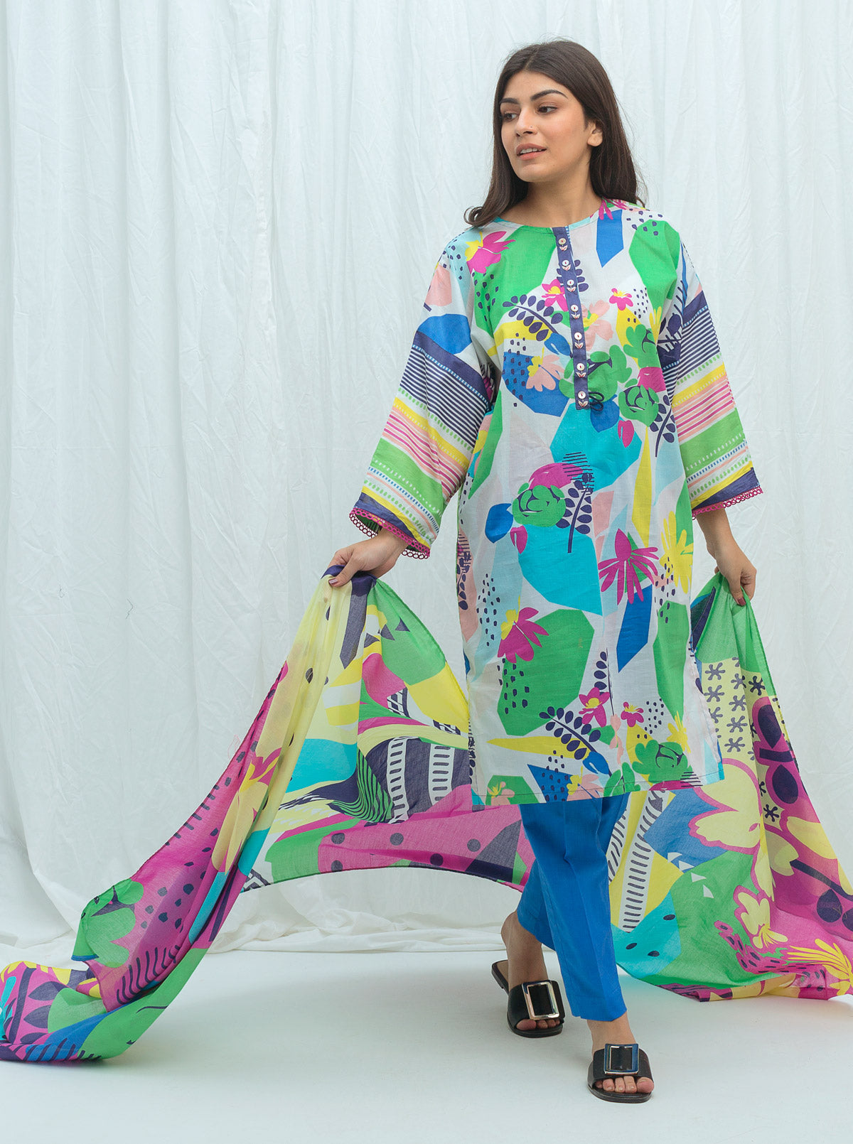 CHASING FLORAL-PRINTED-2PBT2S21U15-MULTI-2000000164343-2P