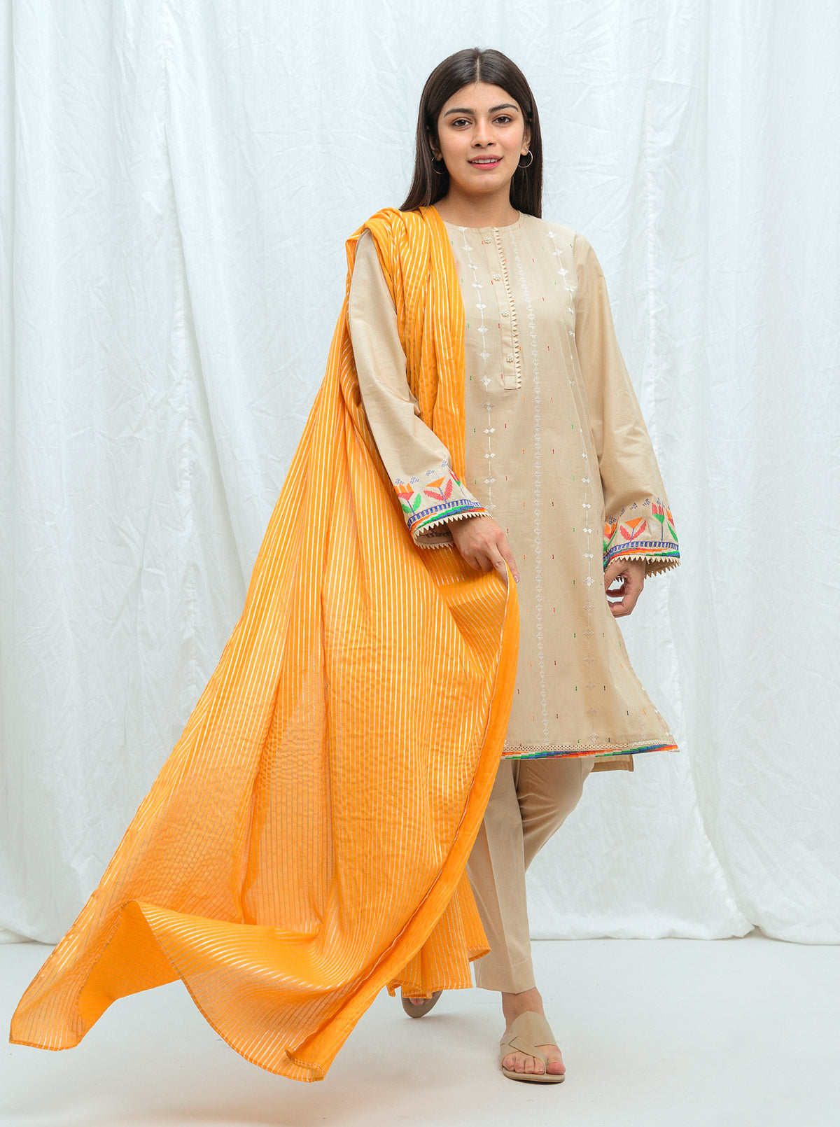 SUMMER IVORY-EMBROIDERED-2P