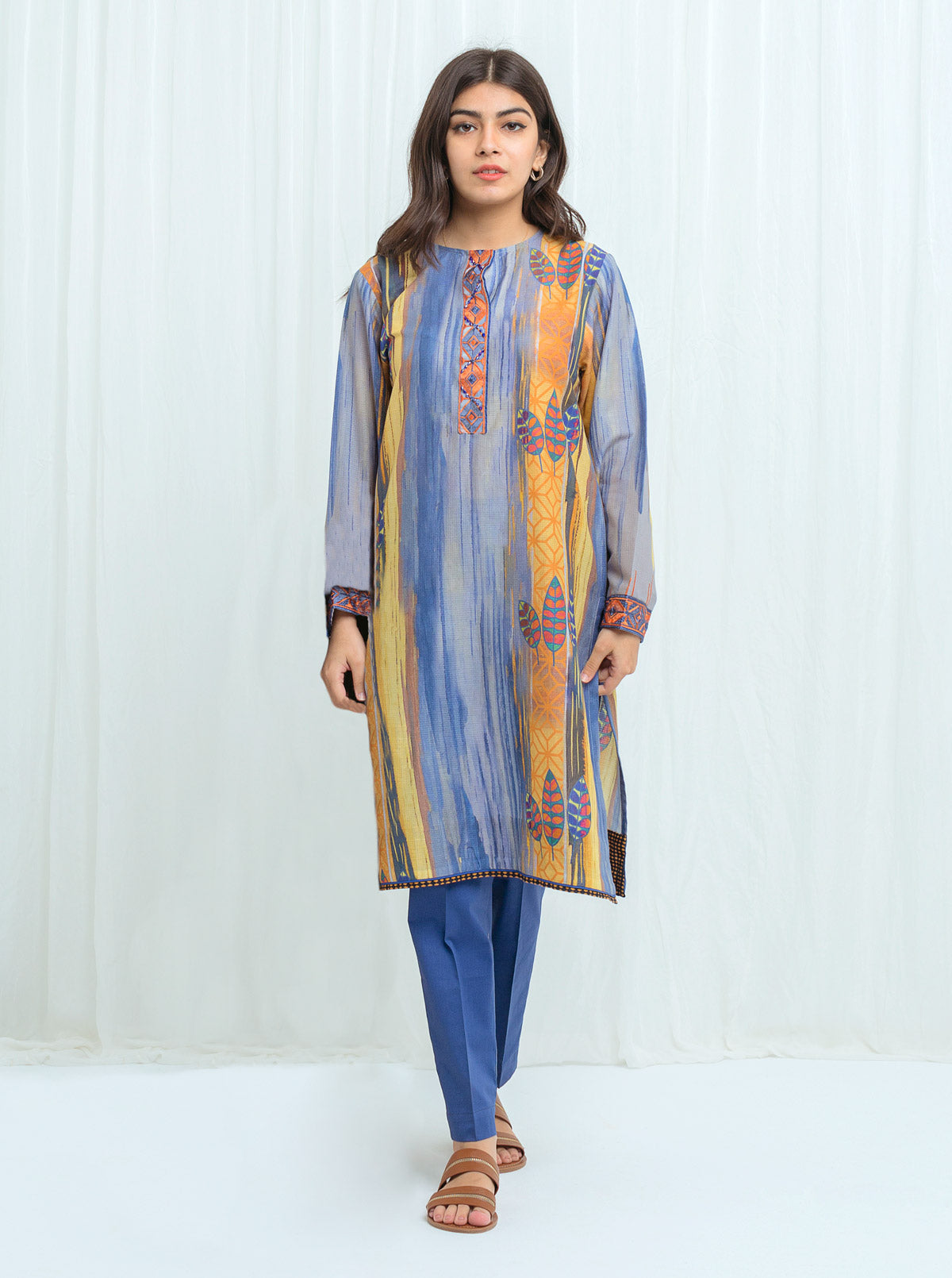 FW25DD-2871 GREEN TIE DYE DUPATTA