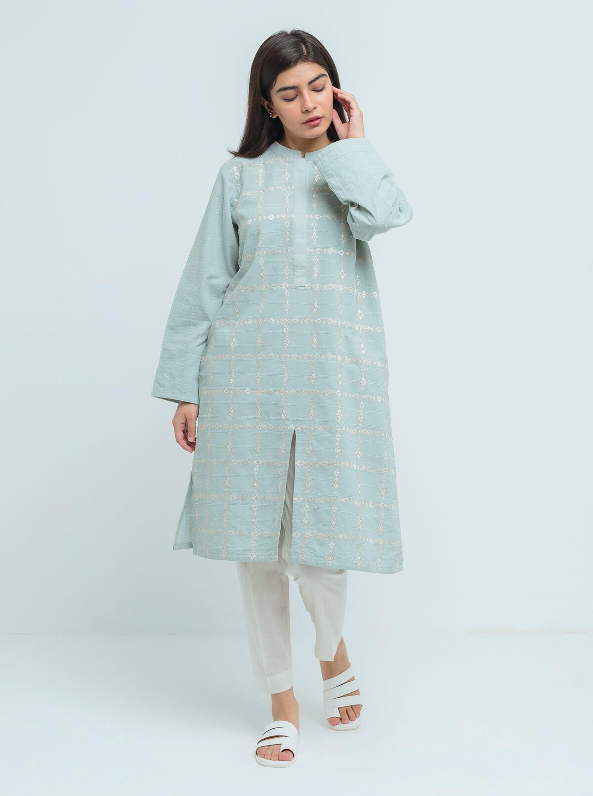 AJMJD-22 EMBROIDERED STITCHED 3 PCS
