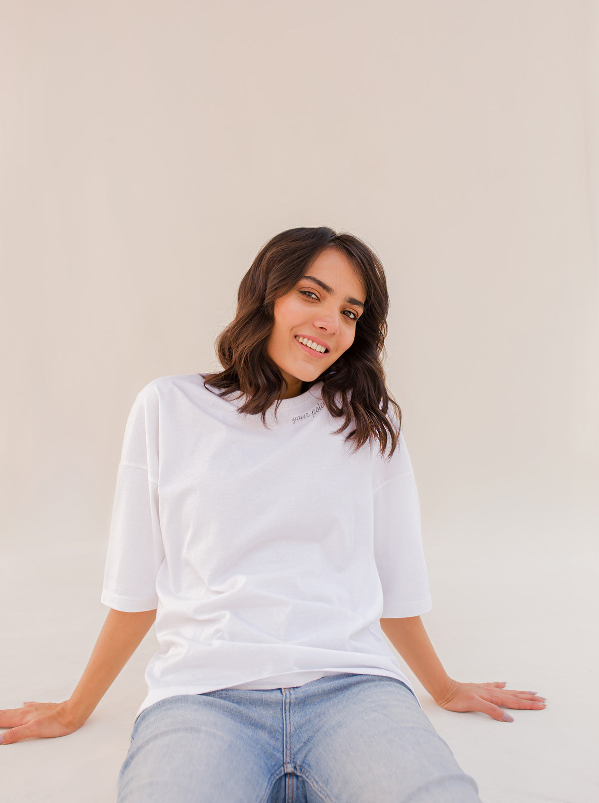 White Text T-Shirt