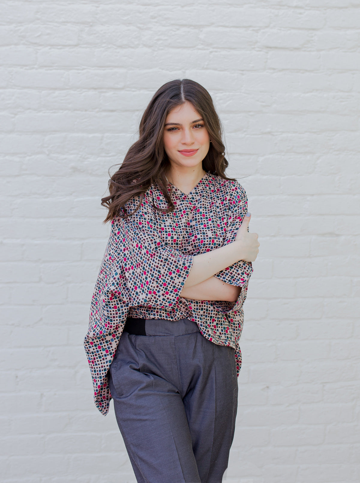 Charcoal Waist Rib Pants