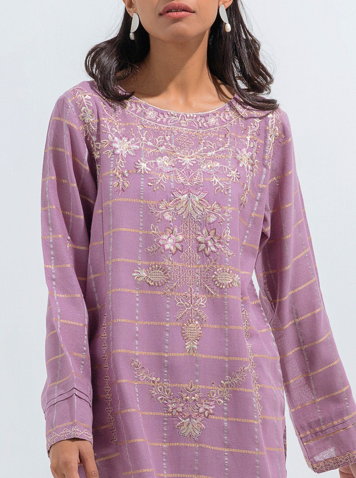 Embroidered Shirt With Pant
