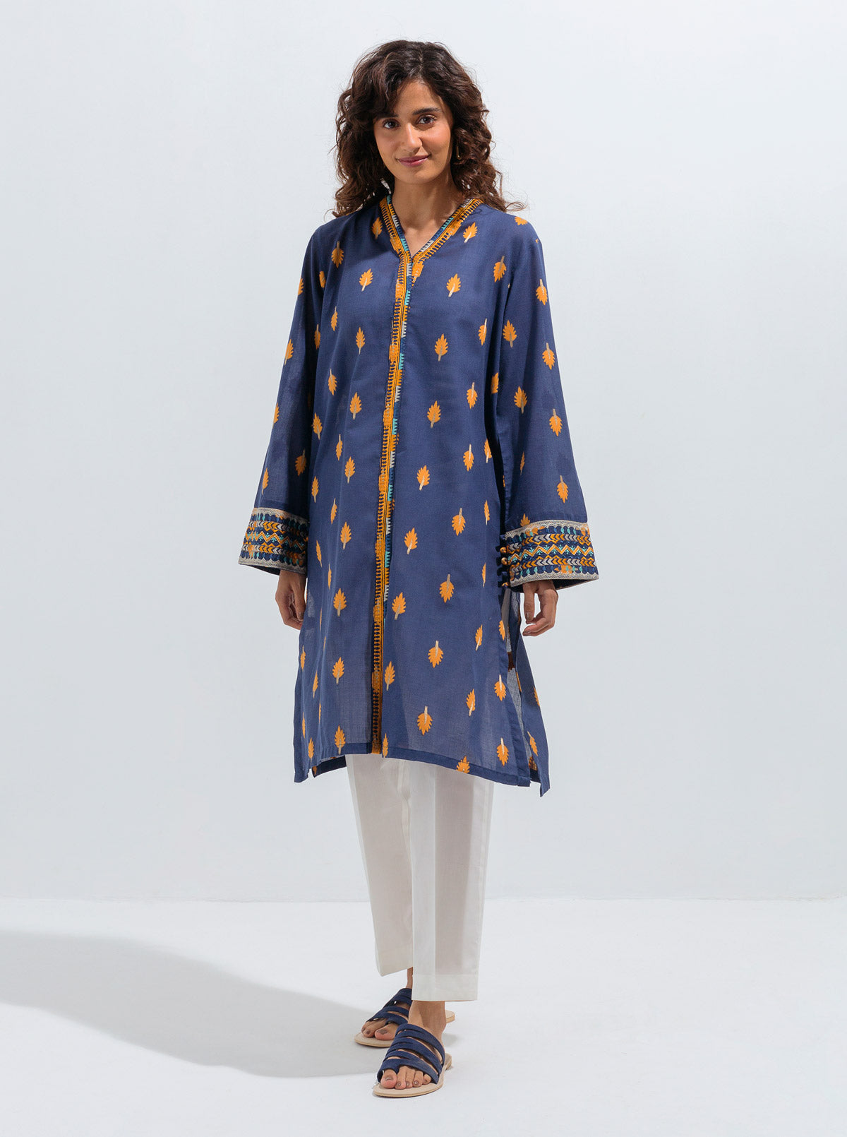 Embroidered Jacquard Shirt (Pret)