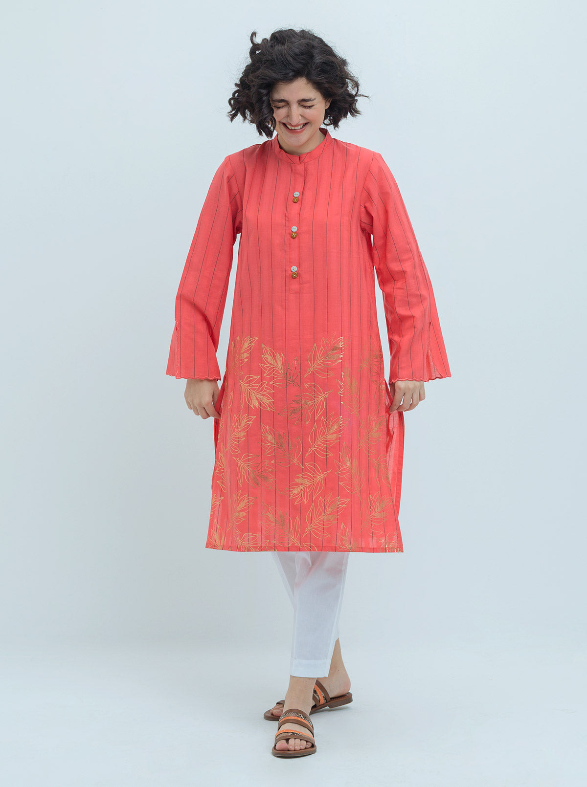 Printed Yarn Dyed Cotton Shirt (Pret)