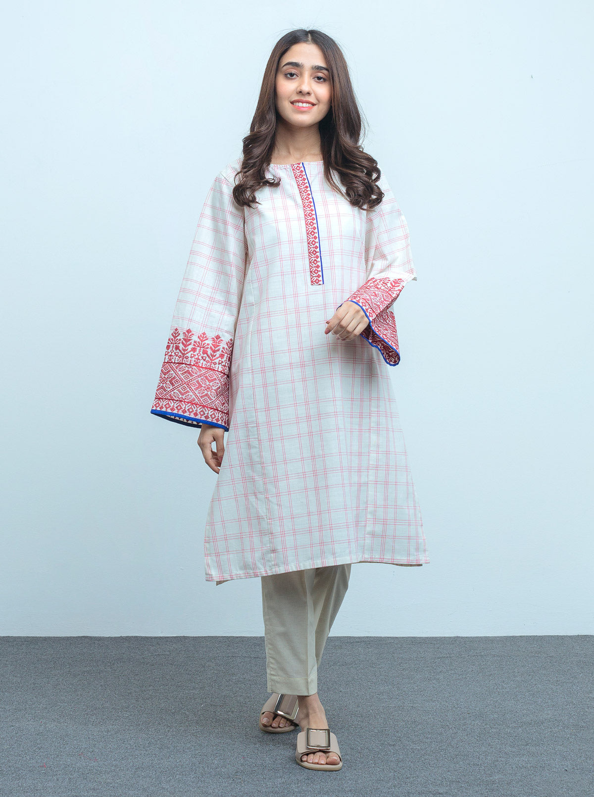 Yarn Dyed Embroidered Shirt