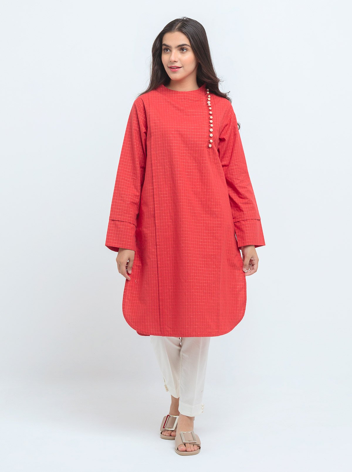 Printed Yarn Dyed Cotton Shirt (Pret)