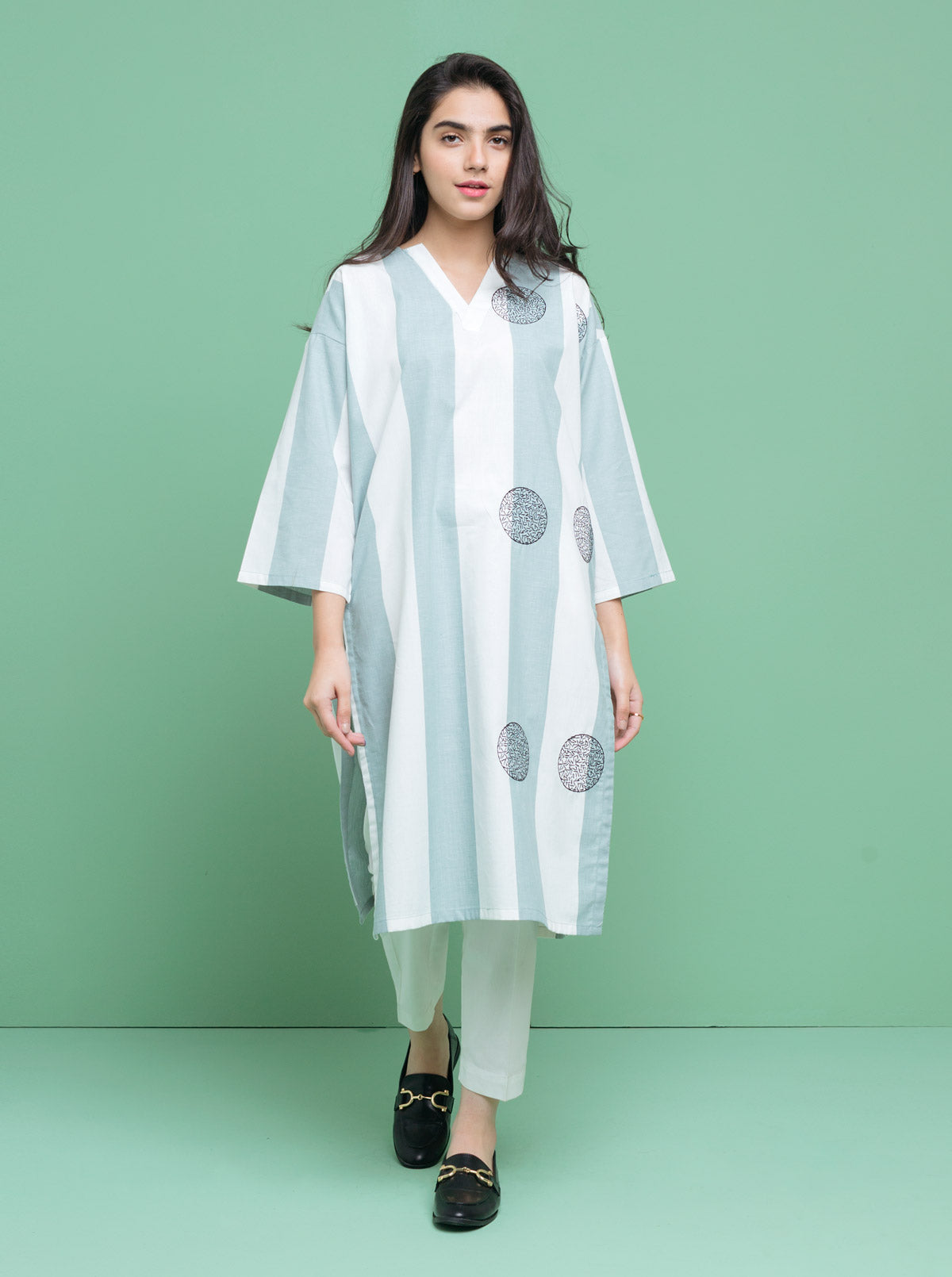 AJZS-02 EMBROIDERED CHIFFON 3 PCS