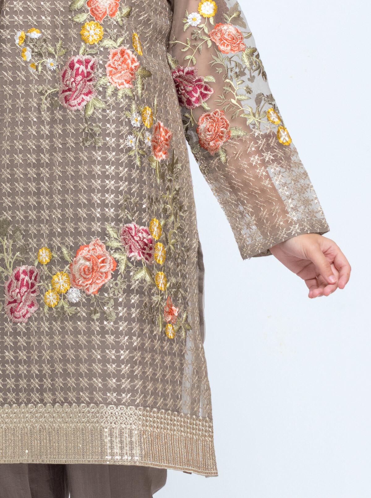 AJUW-35 PRINTED KHADDAR 3 Pcs