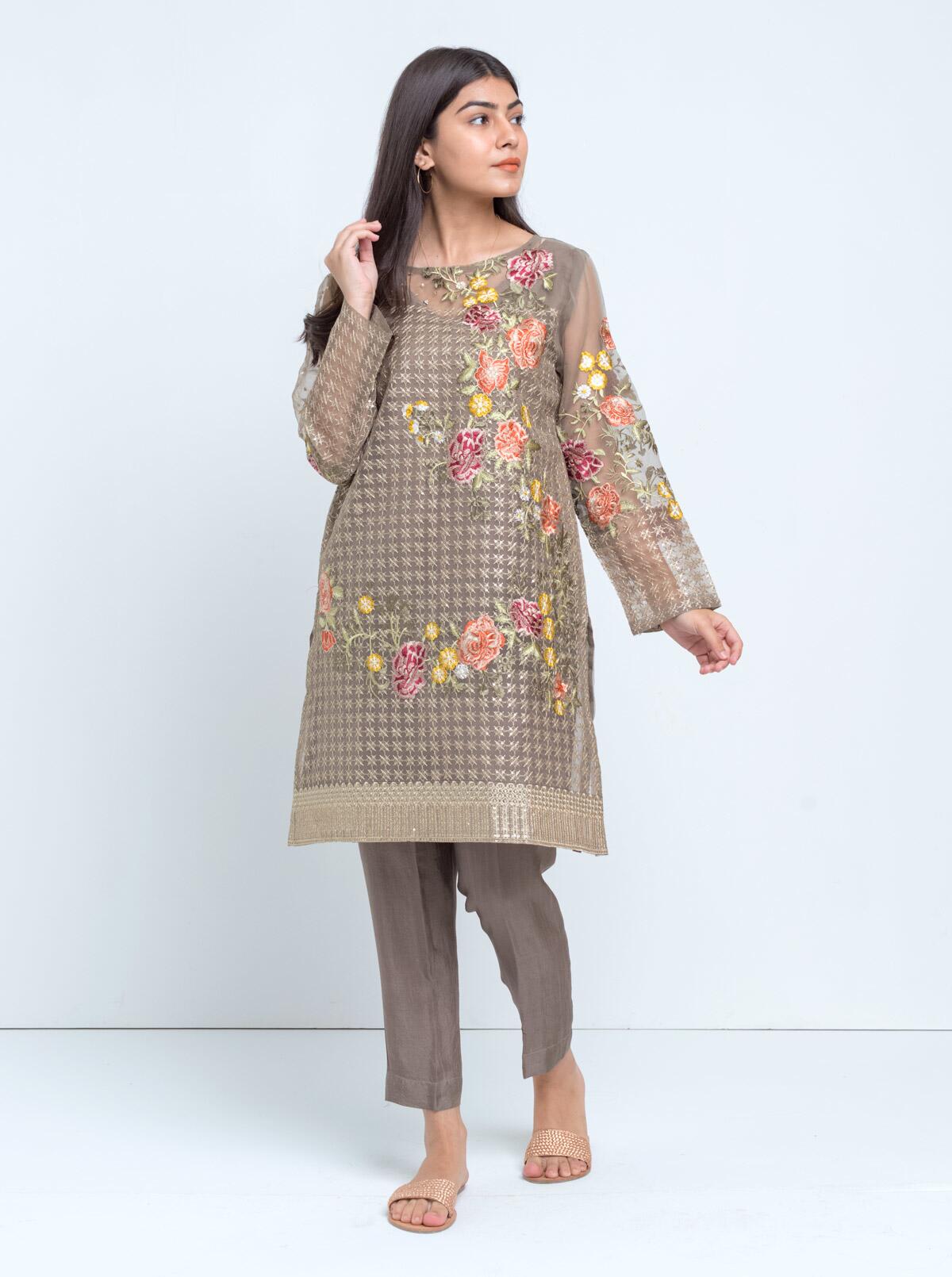 AJUW-35 PRINTED KHADDAR 3 Pcs