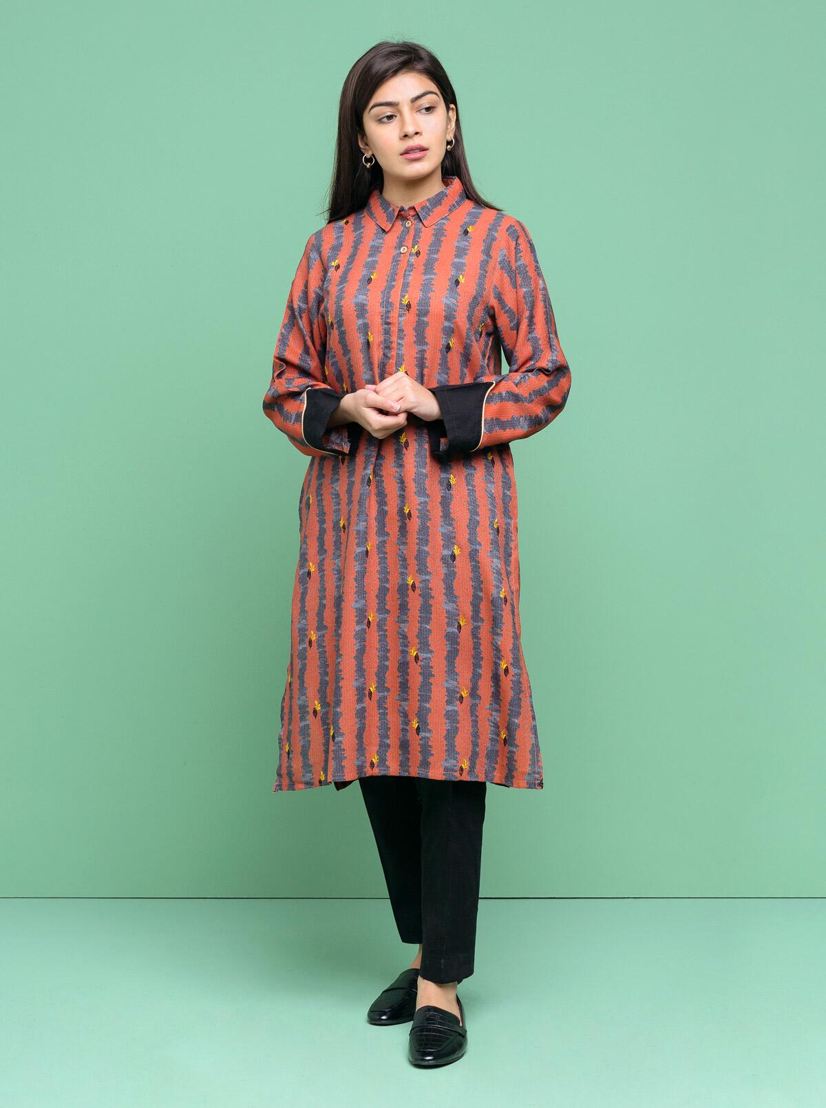 AJW-20 EMBROIDERED LINEN 3 PCS