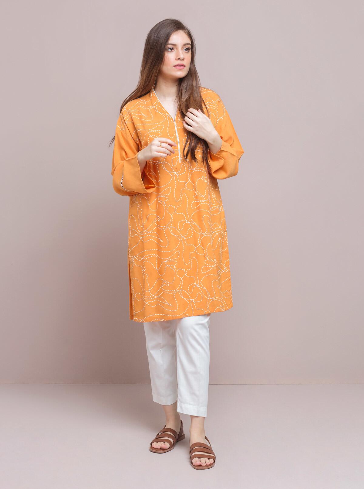 AJUBEP-03 Printed Embroidered Cambric Unstitched 3 Pcs