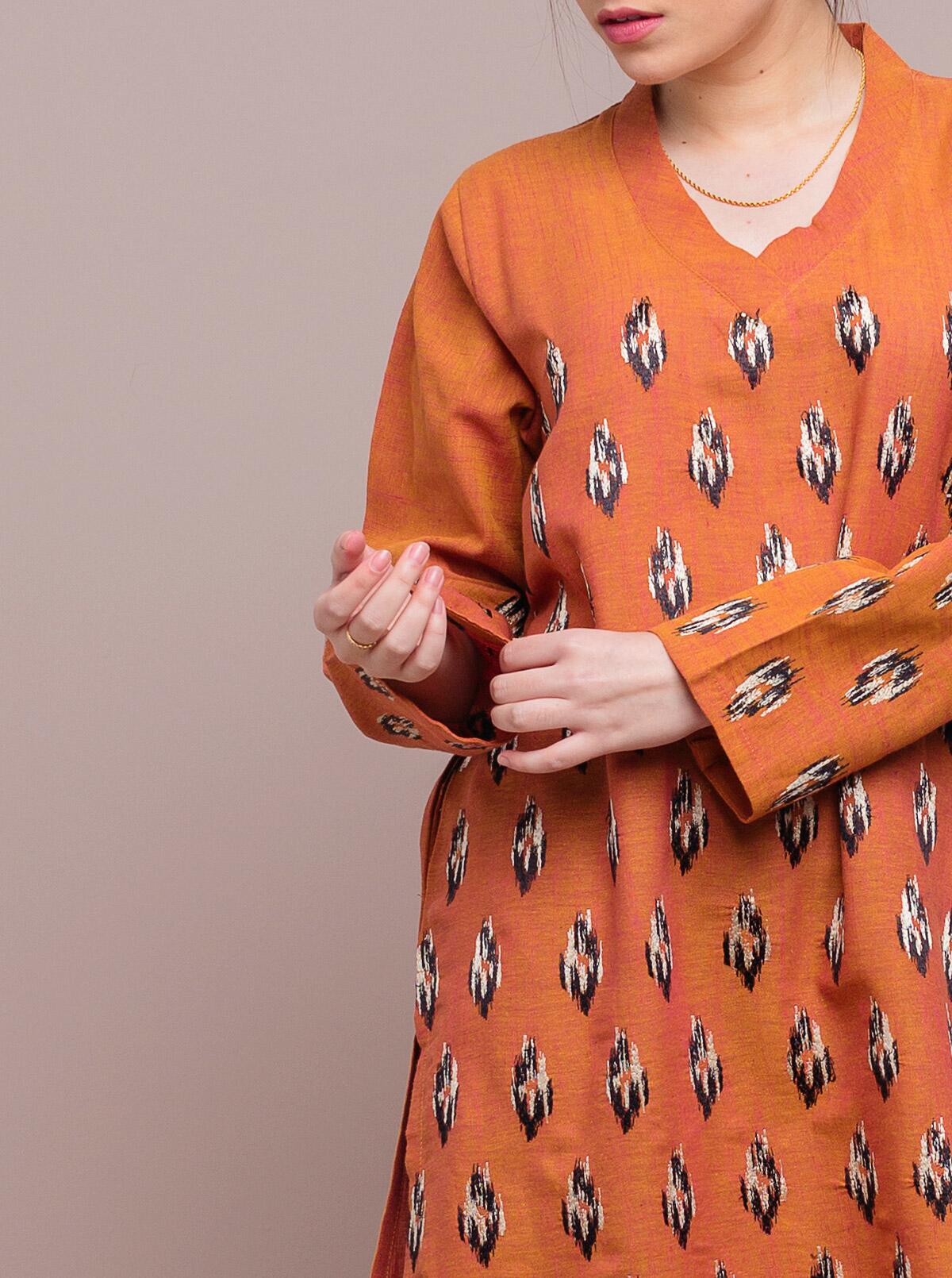 AJYV-07 EMBROIDERED CHIFFON 3 PCS