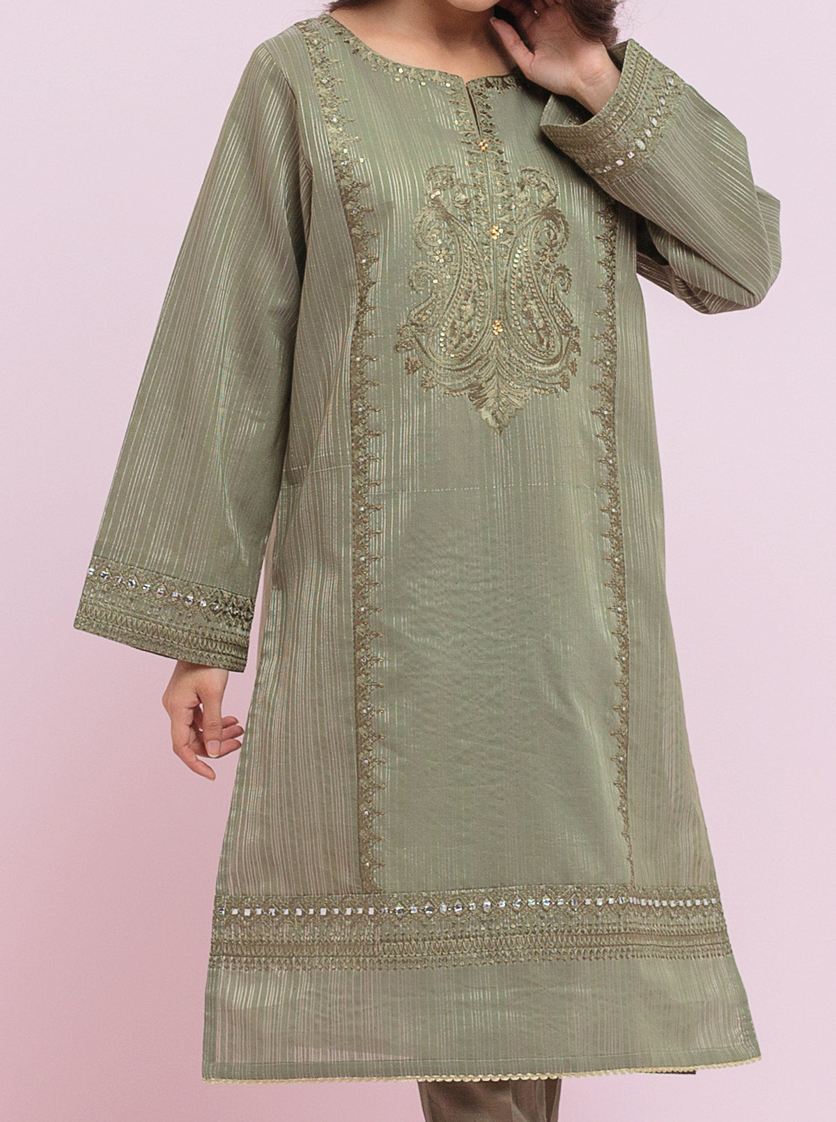 AJUW-40 PRINTED KHADDAR 3 Pcs