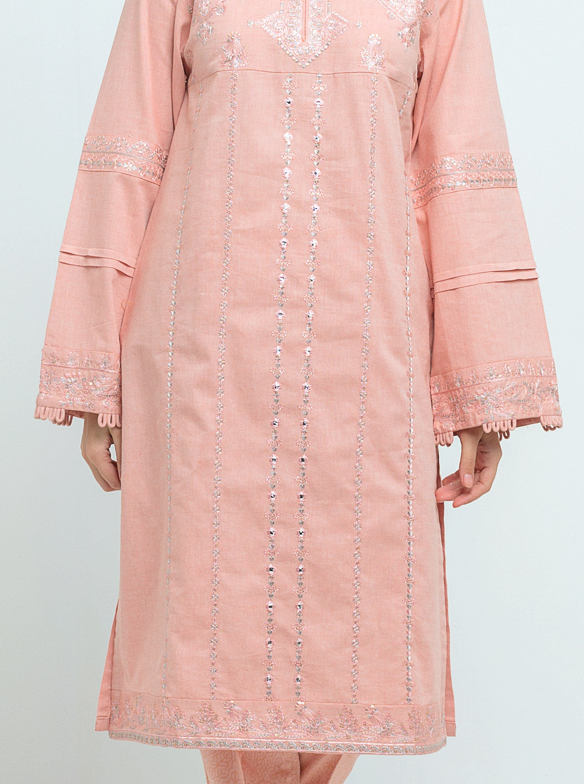 EMBROIDERED CHIFFON UF-4277