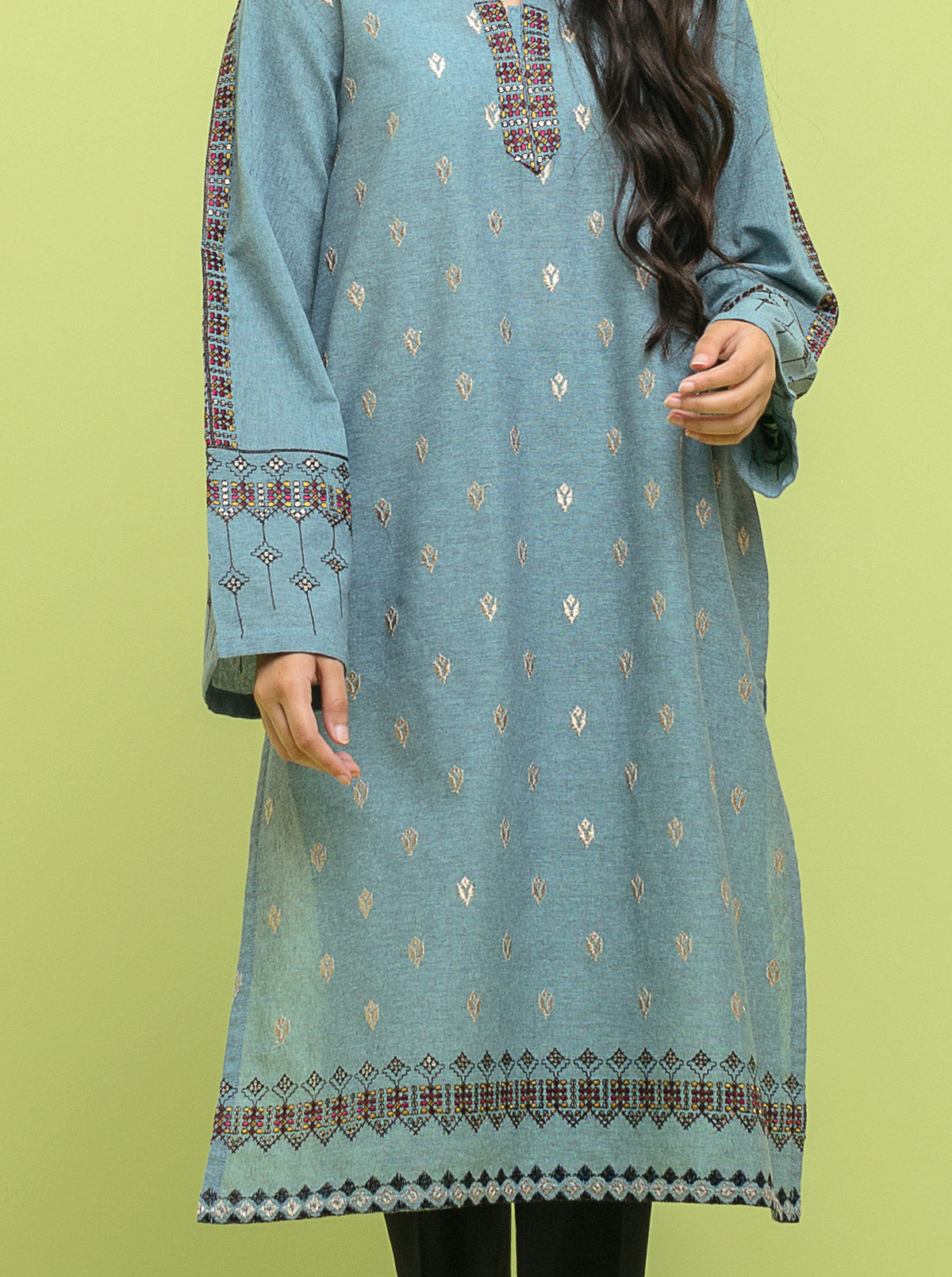 EMBROIDERED CHIFFON UF-4367