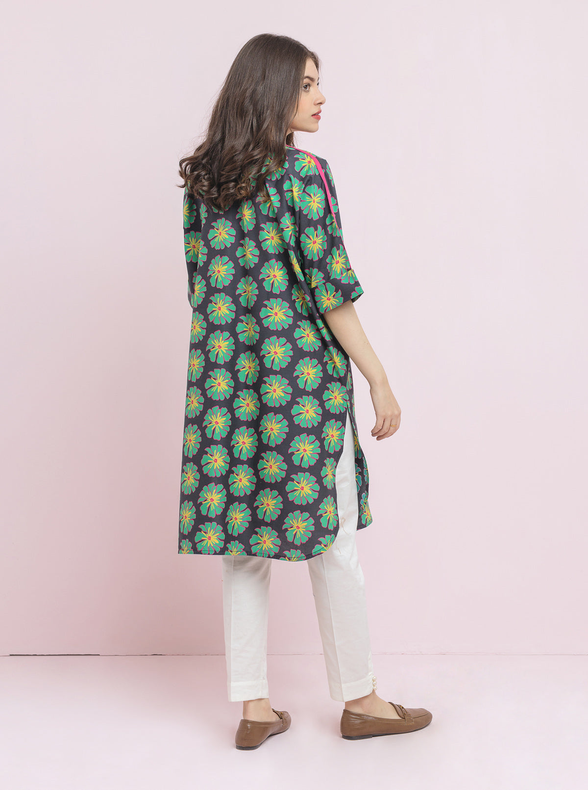 Printed Cambric Shirt (Pret)