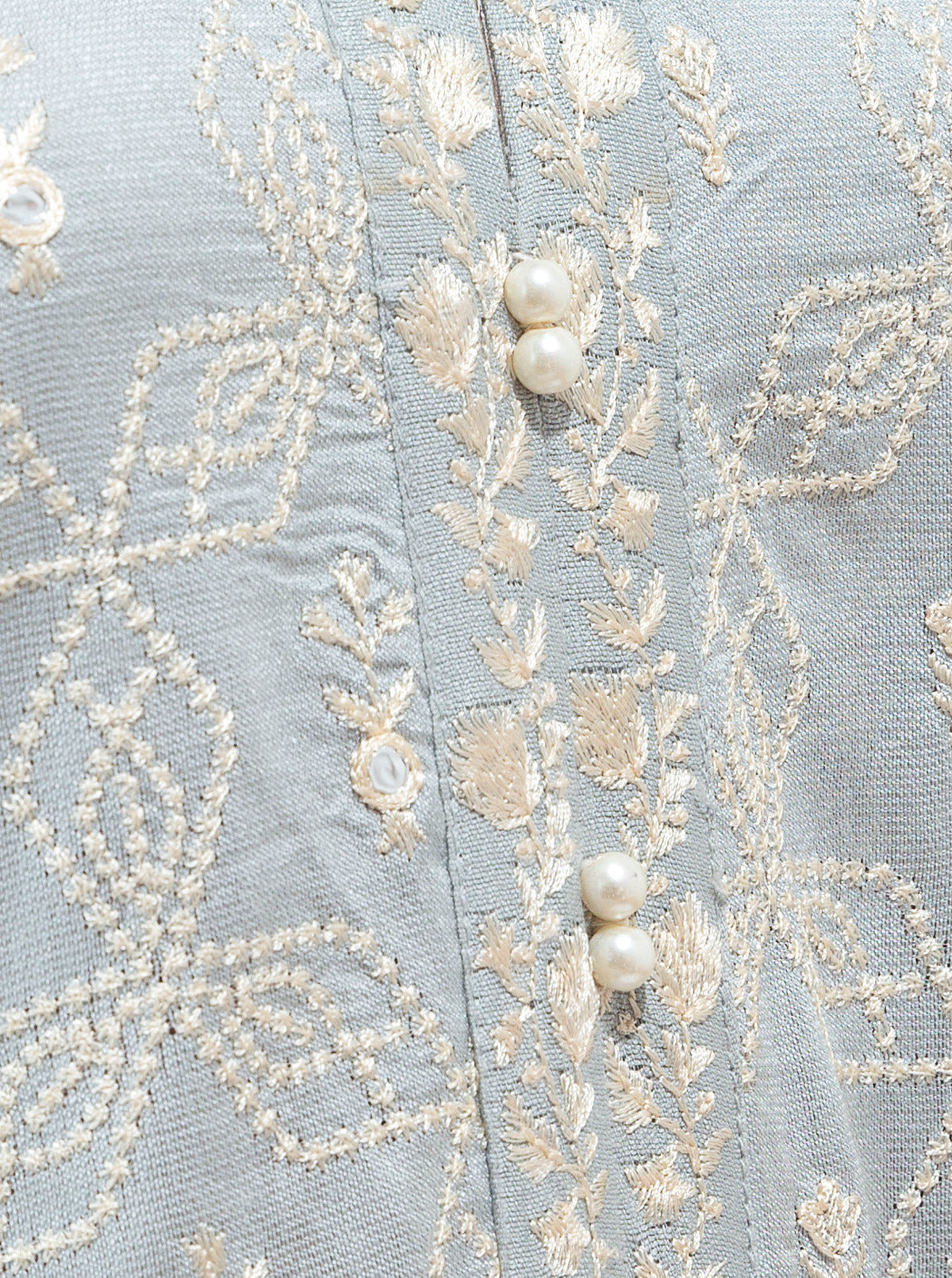 2 Piece Embroidered Cotton Net Suit (Luxury Pret)