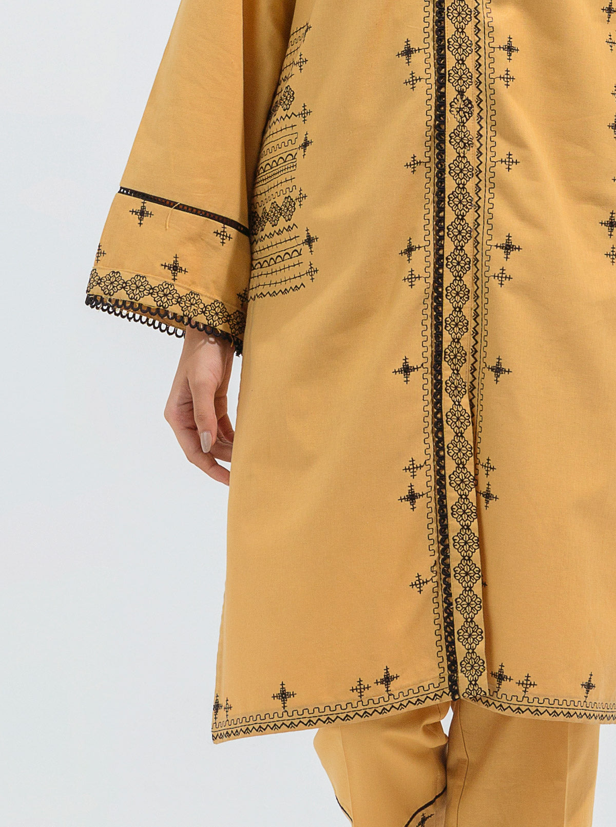 Embroidered Shirt With Pant