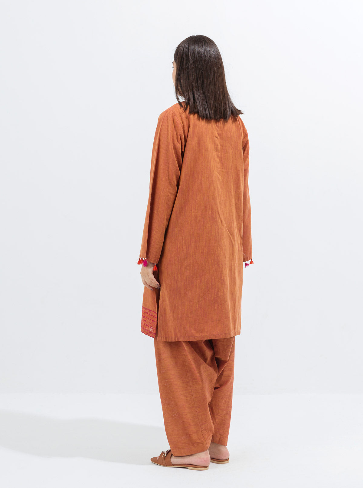 Embroidered Shirt With Shalwar