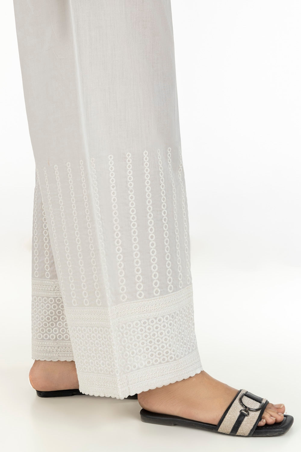 Cambric Embroidered Trouser