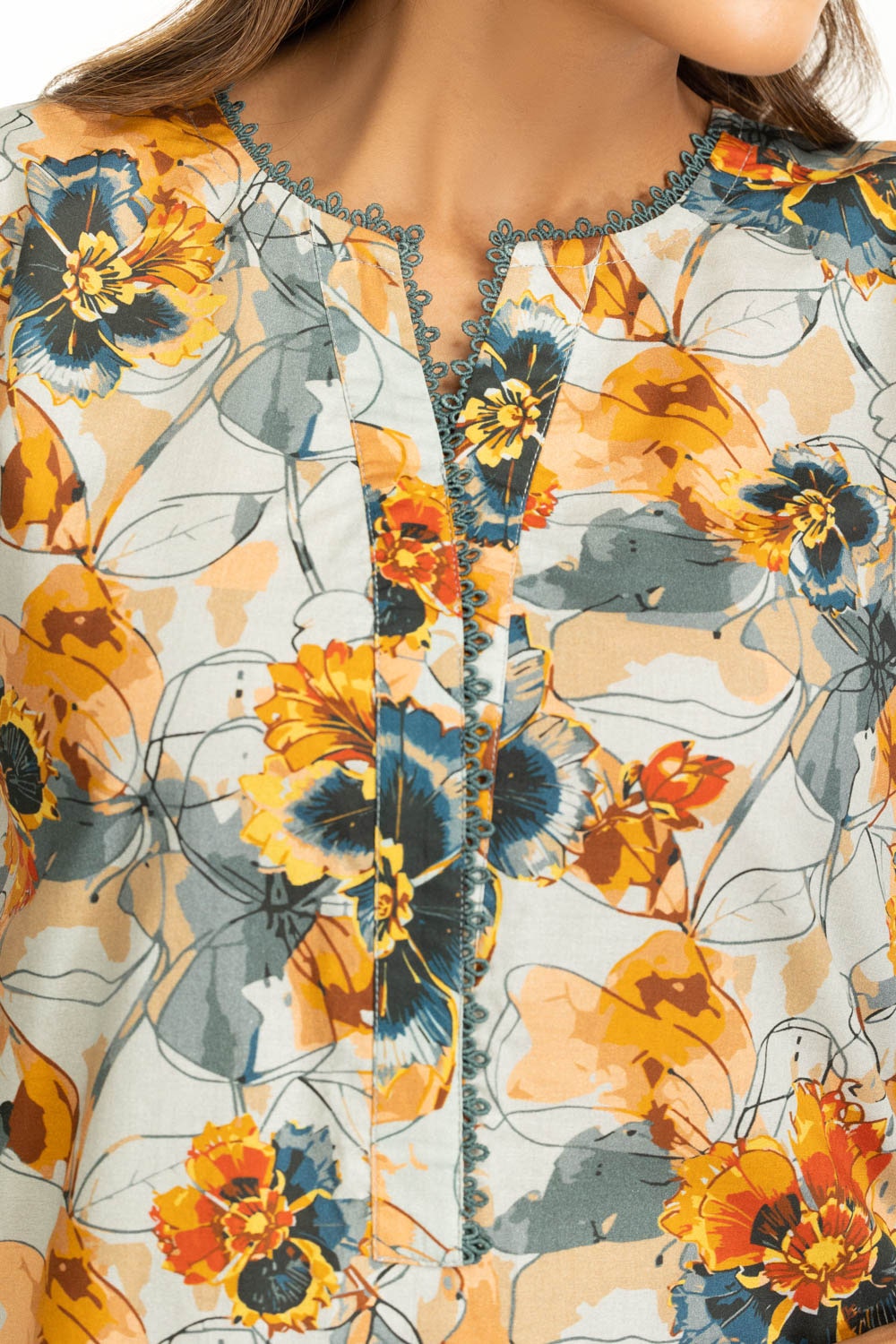 Cambric Printed Co-Ord Set