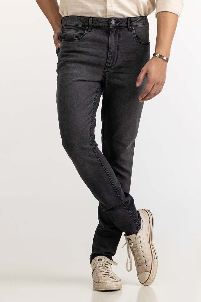 Charcoal Basic Jeans