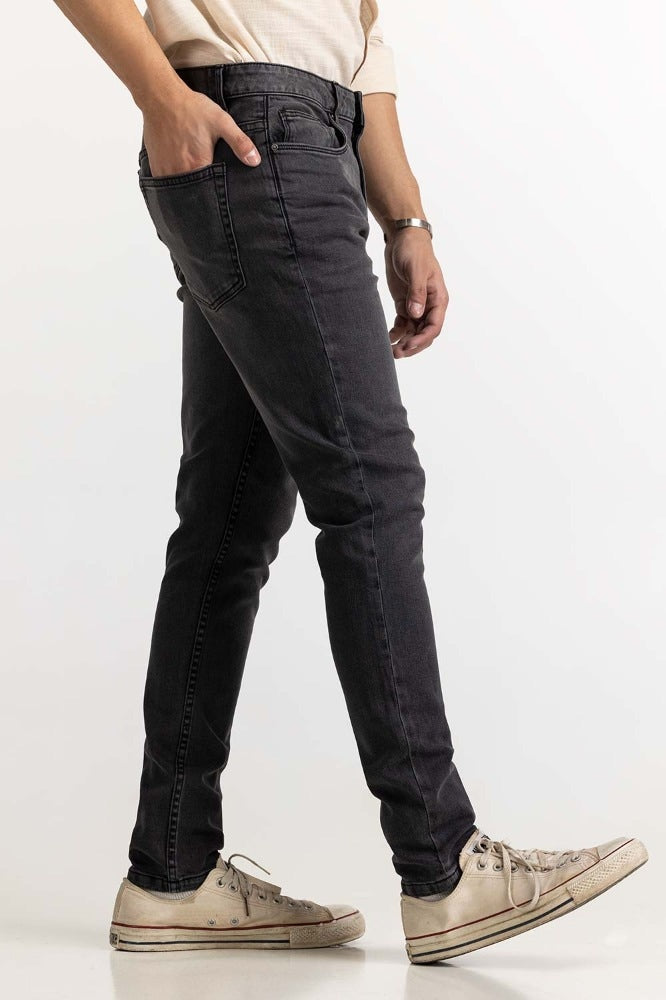 Charcoal Basic Jeans