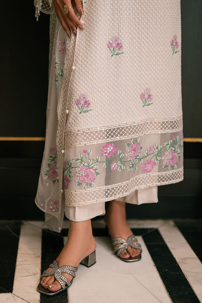 LILY BREEZE-3PC EMBROIDERED SILK SUIT