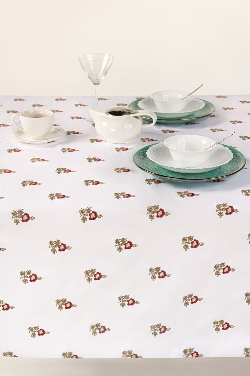 Classic Embroidered Table Cover