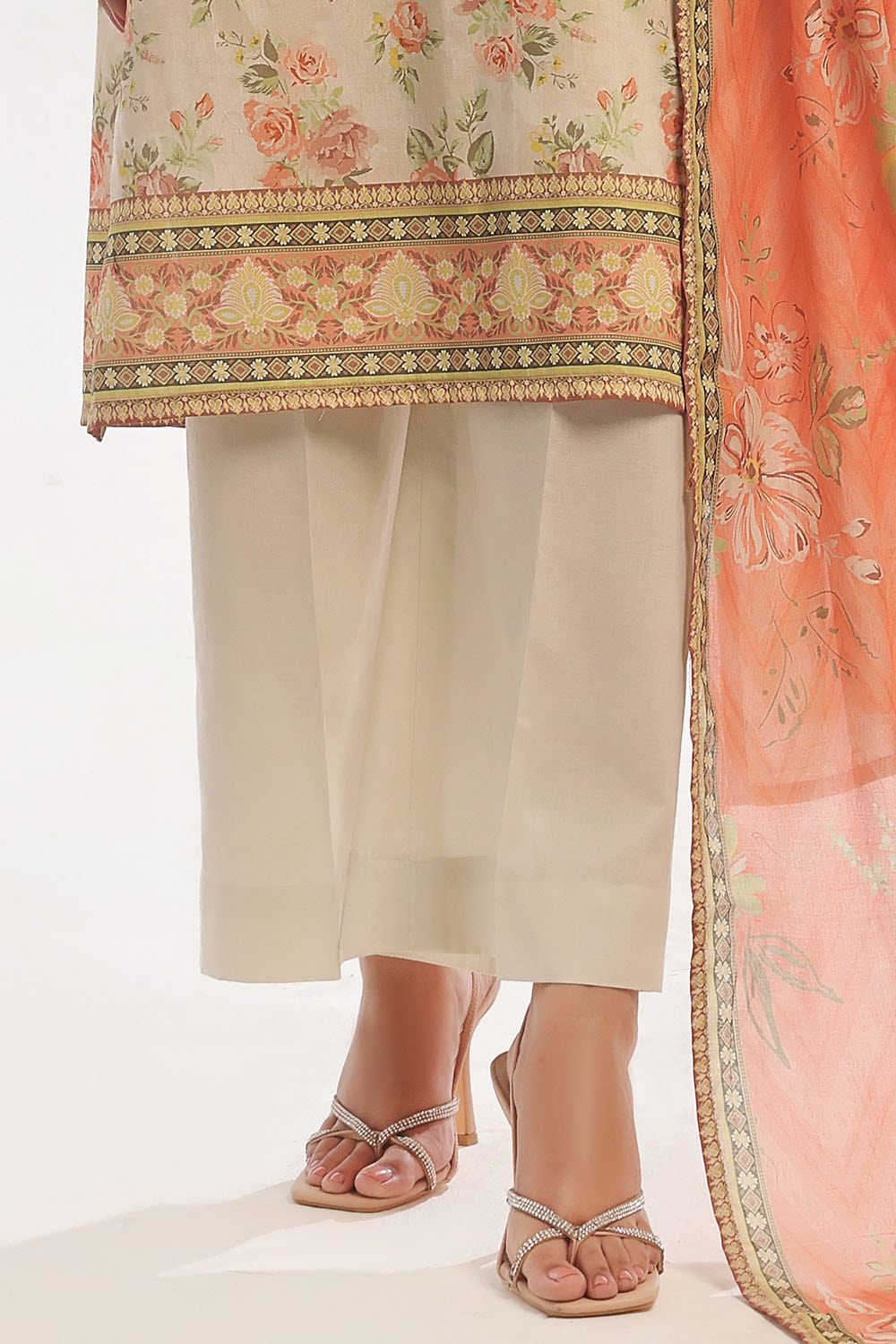 3 Piece Unstitched Printed Lawn Suit